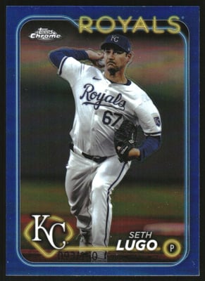2024 Topps Chrome Blue Refractors #181 Seth Lugo