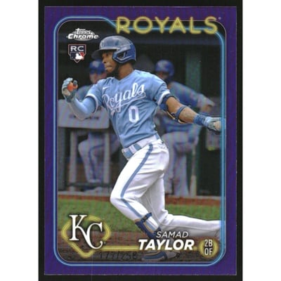 2024 Topps Chrome Purple Refractors #243 Samad Taylor