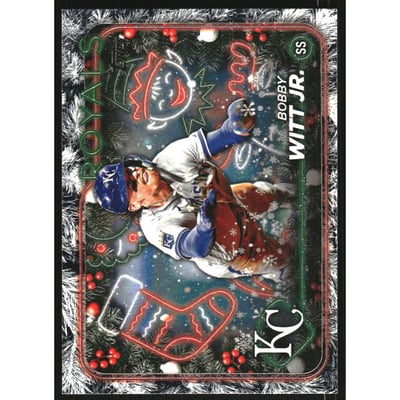 2024 Topps Holiday Metallic Tree #H111 Bobby Witt Jr.