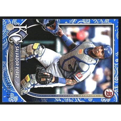 2025 Bowman Blue Pattern #34 Salvador Perez