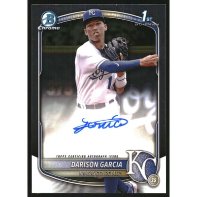 2025 Bowman Chrome Prospect Autographs #CPADG Darison Garcia