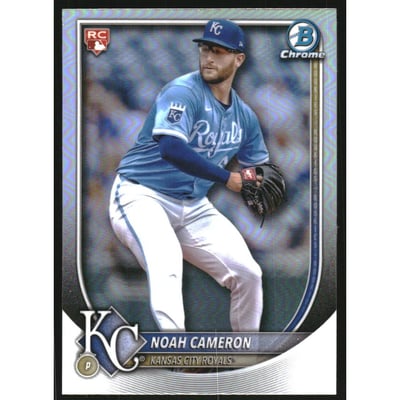 2025 Bowman Chrome Red Rookie Logo #67 Noah Cameron
