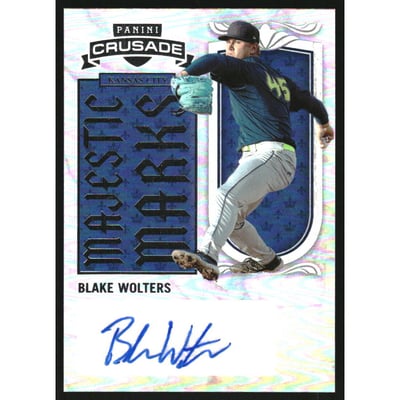 2025 Panini Crusade Majestic Marks Autographs #2 Blake Wolters