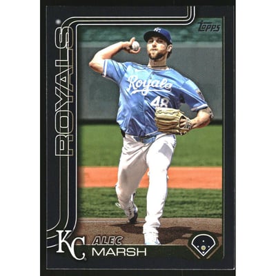 2025 Topps Black #607 Alec Marsh