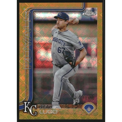 2025 Topps Chrome Logofractor Gold Refractors #94 Seth Lugo