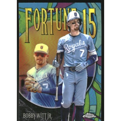2025 Topps Chrome Update Fortune 15 #F152 Bobby Witt Jr.