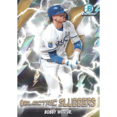 2026 Bowman Chrome Electric Sluggers #ES19 Bobby Witt Jr.