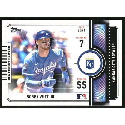 2026 Topps Big Ticket Players #BTP16 Bobby Witt Jr.