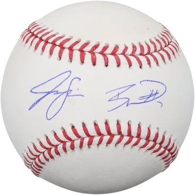 Bobby Witt Jr. & Jac Caglianone Kansas City Royals Autographed Fanatics Authentic Baseball 