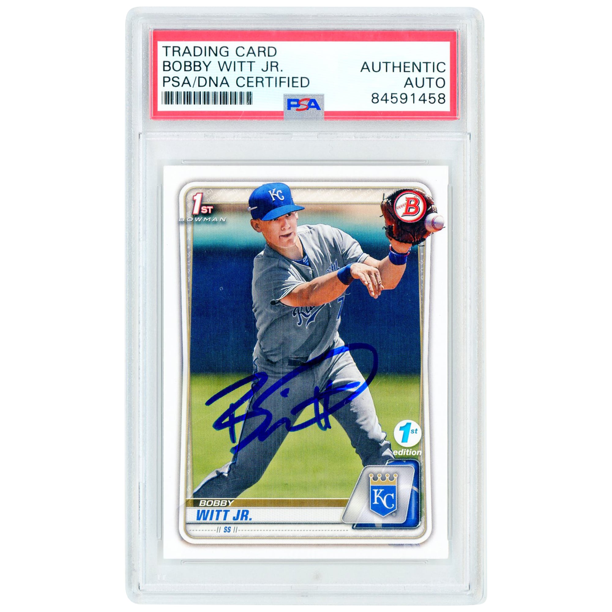 Bowman 0 Bobby Witt Jr. Card Prospects Kansas Chrome Rookie Royals 
