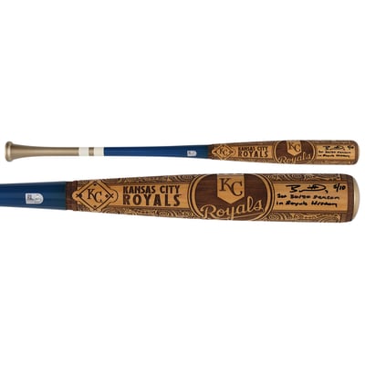 Bobby Witt Jr. Kansas City Royals Autographed Fanatics Authentic Pillbox Bat Company Mural Series Bat with "1st 30/30 Season In Royals History" Inscription - Limited Edition of 10