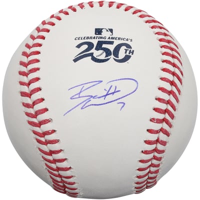 Bobby Witt Jr. Kansas City Royals Autographed Fanatics Authentic USA 250th Logo Baseball 