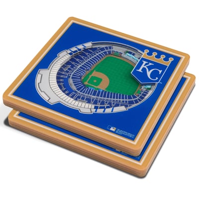 Kansas City Royals Fanpoint 3D StadiumView Coasters