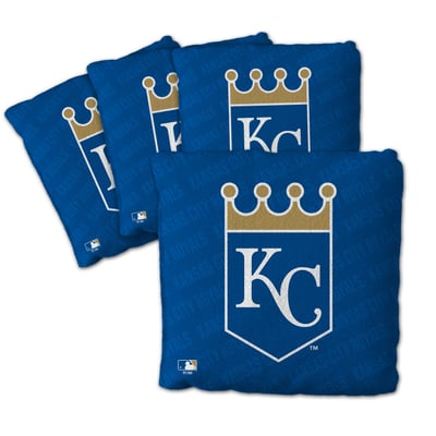 Kansas City Royals Fanpoint Four-Piece Cornhole Bag Set
