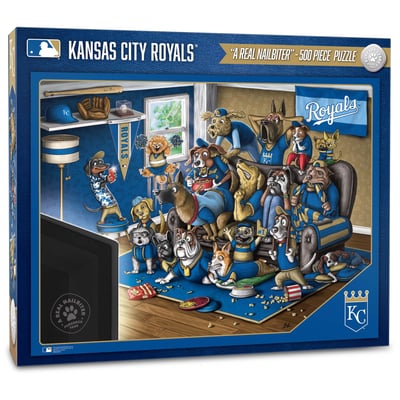Kansas City Royals Fanpoint Purebred Fans 18'' x 24'' A Real Nailbiter 500-Piece Puzzle