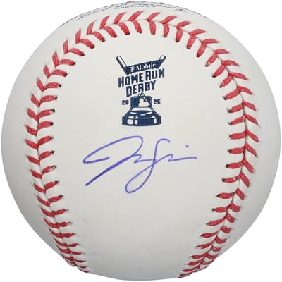 Jac Caglianone Kansas City Royals Autographed Fanatics Authentic 2026 MLB Home Run Derby Logo Baseball