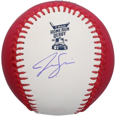 Jac Caglianone Kansas City Royals Autographed Fanatics Authentic 2026 MLB Home Run Derby Moneyball Baseball