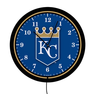 Kansas City Royals 18" Lighted Round LED Wall Clock