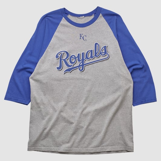 Kansas City Royals 2000s T-shirt - Heather Gray - L by Fanatics Real Vintage