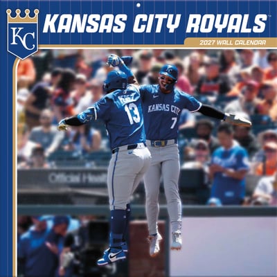 Kansas City Royals 2027 12” x 12” Team Wall Calendar