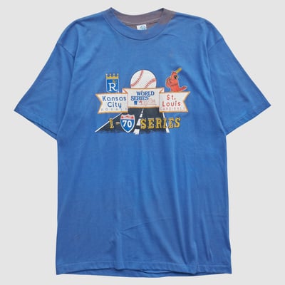Kansas City Royals Artex 1985 T-shirt - Blue - S by Fanatics Real Vintage