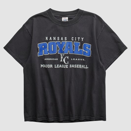 Kansas City Royals Delta 2000s T-shirt - Black - S by Fanatics Real Vintage