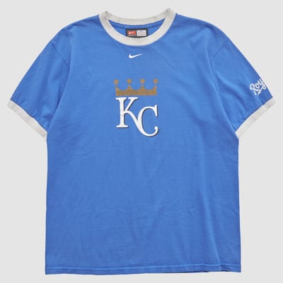 Kansas City Royals Nike 2000s T-shirt - Blue - M by Fanatics Real Vintage