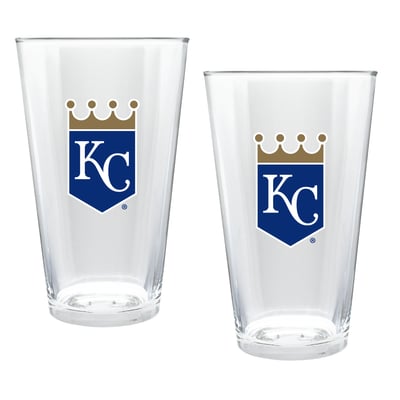 Kansas City Royals Two-Piece 16oz. Double Play Pint Glass Set