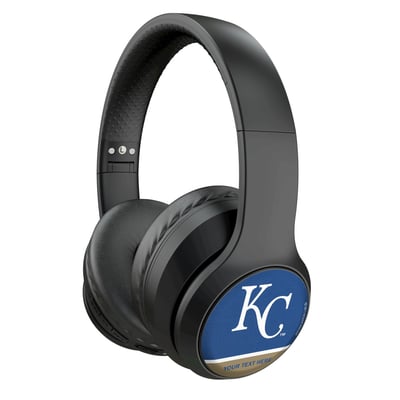 Kansas City Royals Keyscaper Personalized Solid Wireless Bluetooth Headphones With Case