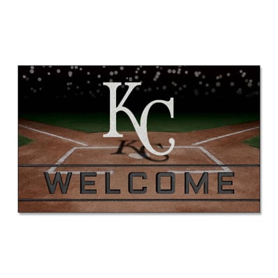 Kansas City Royals Logo Brands 18" x 30" Crumb Rubber Door Mat