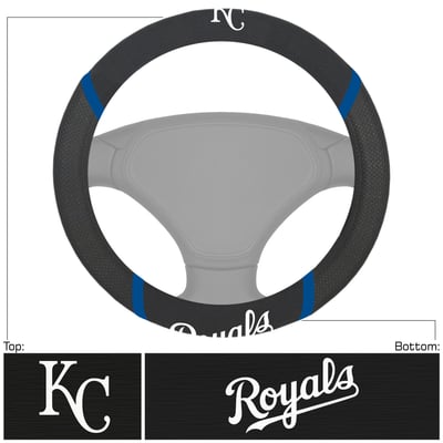 Kansas City Royals Logo Brands Steering Wheel Cover