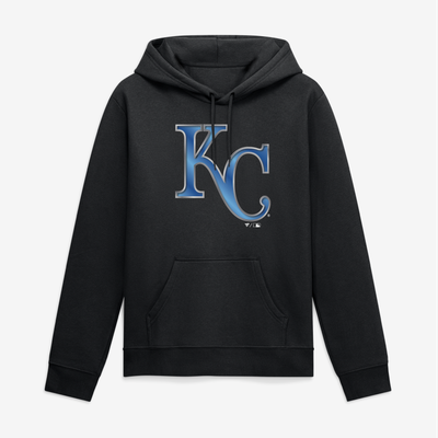 Kansas City Royals Big & Tall Forged Mascot Hoodie - Black
