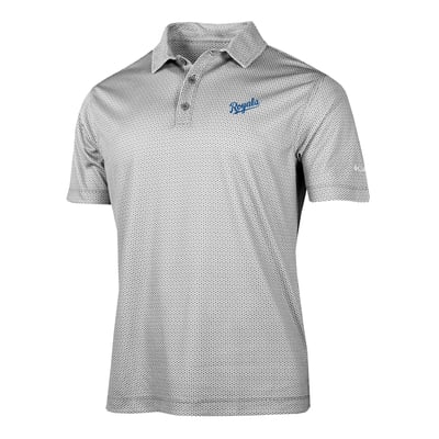 Kansas City Royals Columbia Crosscurrent Polo - Gray