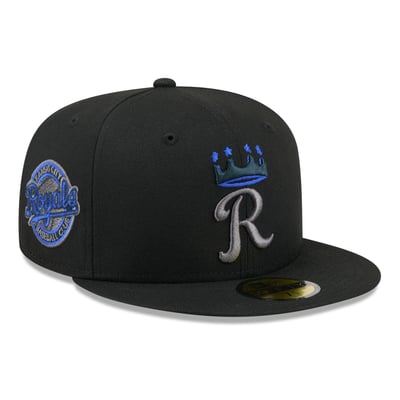  Kansas City Royals New Era Color Pop 59FIFTY Fitted Hat - Black