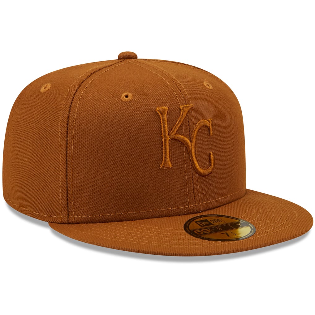 Men's Kansas City Royals New Era Brown Color Pack 59FIFTY Fitted Hat