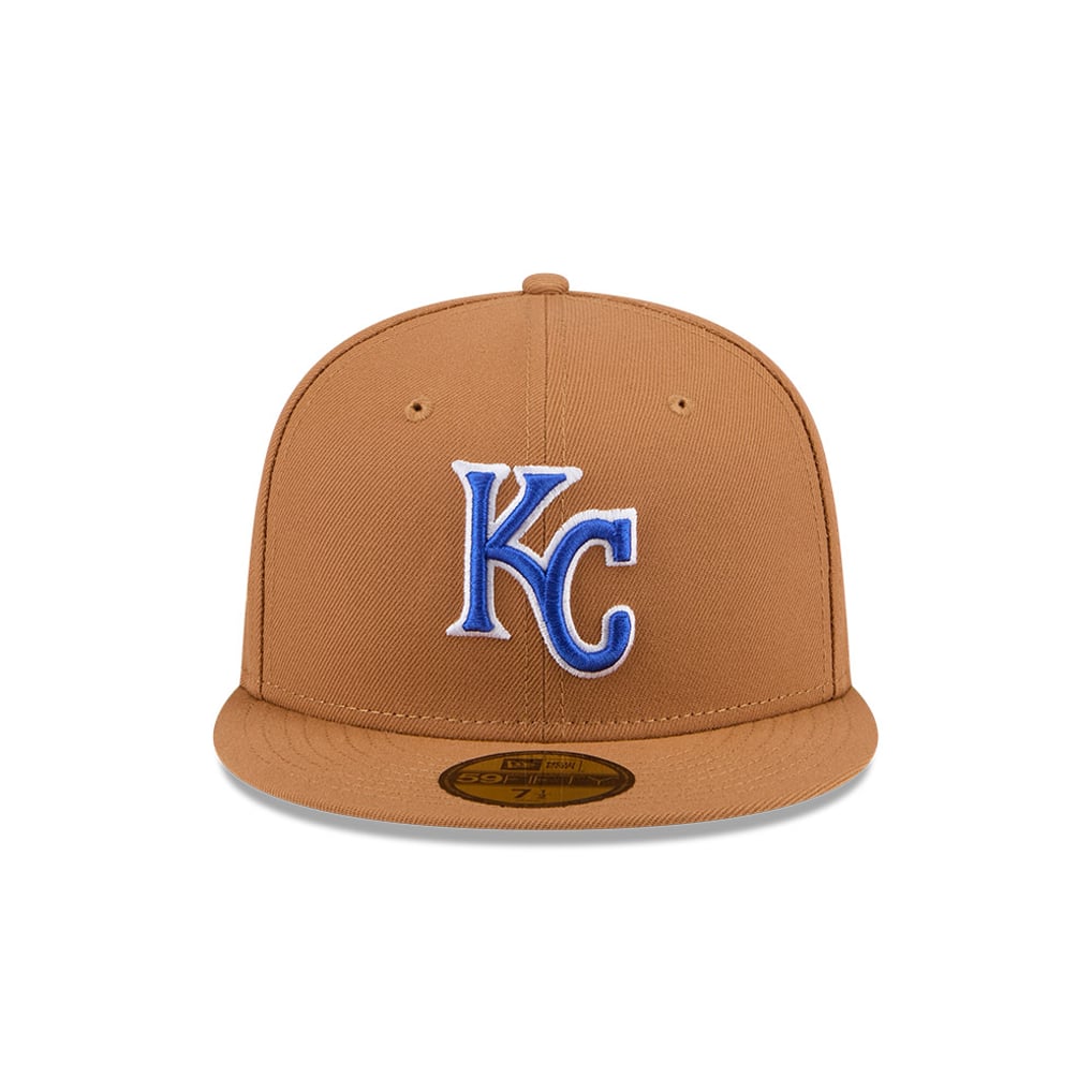 Men's Kansas City Royals New Era Brown Color Pack 59FIFTY Fitted Hat