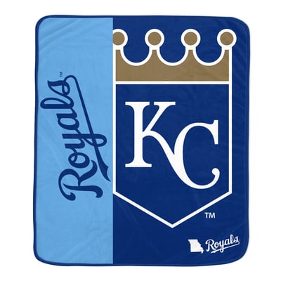 Kansas City Royals Pegasus Dugout 50" x 60" Ultra Soft Throw Blanket
