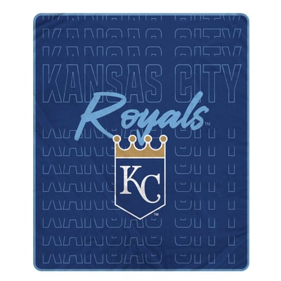 Kansas City Royals Pegasus Echo Script Fade 50" x 60" Ultra Soft Throw Blanket