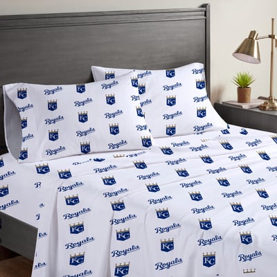 Kansas City Royals Pegasus Four-Piece Queen Sheet Set
