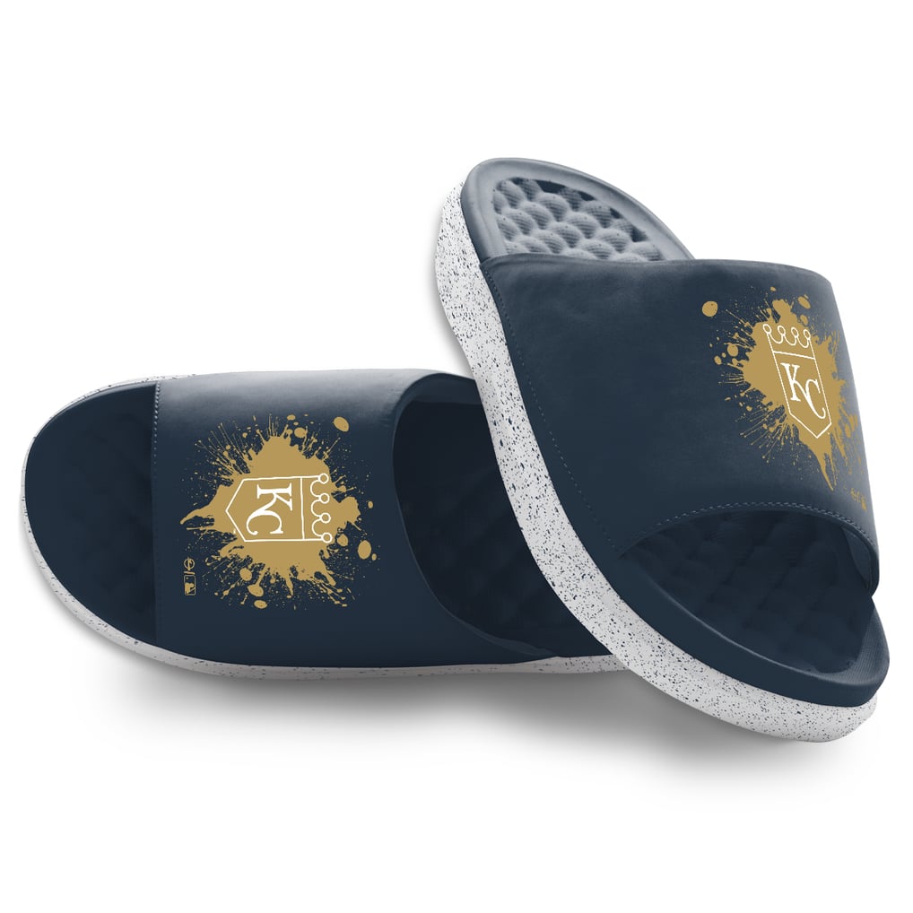 Unisex Kansas City Royals ISlide Centered Logo Splat Motive Slide Sandals
