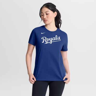 Kansas City Royals Nike Women's Wordmark T-Shirt - Royal