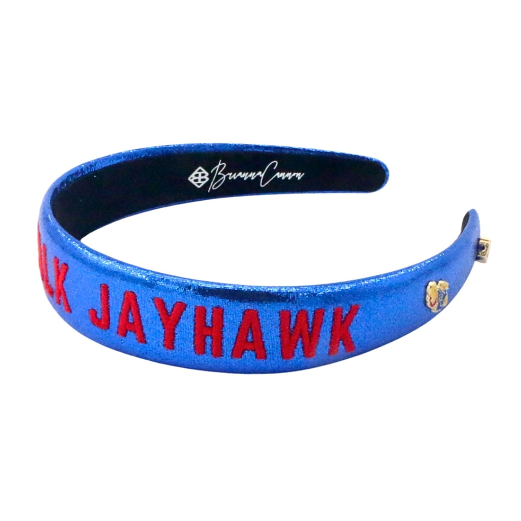 Kansas Jayhawks Brianna Cannon Thin Embroidered Headband display picture 2