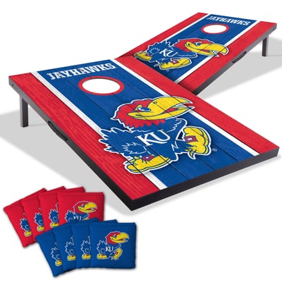 Kansas Jayhawks Fanpoint 2' x 3' Cornhole Game with Bags