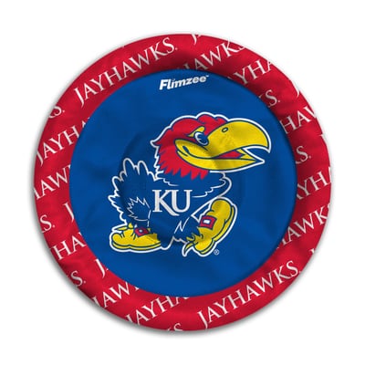 Kansas Jayhawks Fanpoint Flimzee Bean Bag Flying Disc