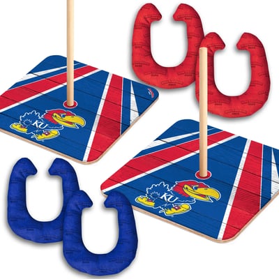 Kansas Jayhawks Fanpoint Horseshoe Bags Game