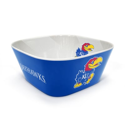 Kansas Jayhawks Fanpoint Large Party Bowl