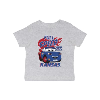 Kansas Jayhawks Vive La Fete Infant Full Speed T-Shirt - Gray