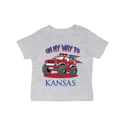 Kansas Jayhawks Vive La Fete Infant On My Way T-Shirt - Gray