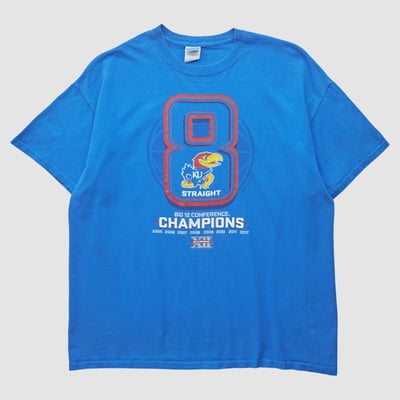 Kansas Jayhawks Gildan 2012 T-shirt - Blue - M by Fanatics Real Vintage