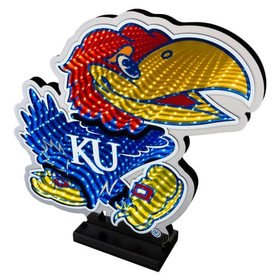 Kansas Jayhawks LED Infinity Logo Light